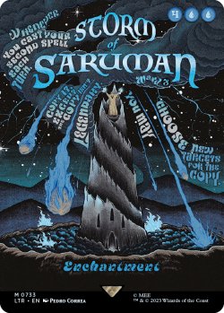 画像1: サルマンの嵐/Storm of Saruman (ポスター版) 【英語版】 [LTR-青MR]