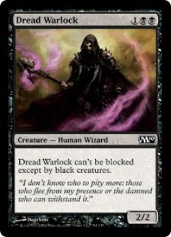 画像1: 戦慄の魔術使い/Dread Warlock 【英語版】 [M10-黒C]