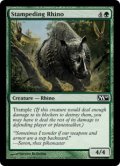 暴走するサイ/Stampeding Rhino 【英語版】 [M10-緑C]