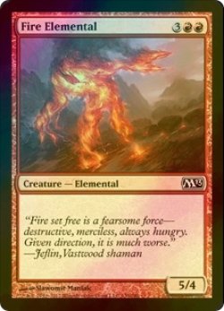 画像1: [FOIL] 炎の精霊/Fire Elemental 【英語版】 [M13-赤C]