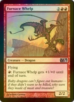 画像1: [FOIL] 焼炉の仔/Furnace Whelp 【英語版】 [M13-赤U]