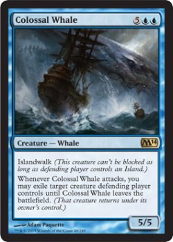 画像1: 壮大な鯨/Colossal Whale 【英語版】 [M14-青R]