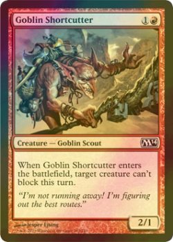 画像1: [FOIL] ゴブリンの近道抜け/Goblin Shortcutter 【英語版】 [M14-赤C]