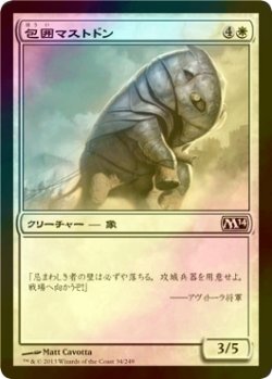 画像1: [FOIL] 包囲マストドン/Siege Mastodon 【日本語版】 [M14-白C]