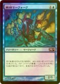 [FOIL] 珊瑚マーフォーク/Coral Merfolk 【日本語版】 [M14-青C]