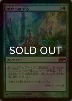 画像1: [FOIL] 荒野への突入/Into the Wilds 【日本語版】 [M14-緑R]