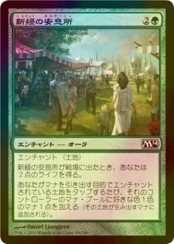 画像1: [FOIL] 新緑の安息所/Verdant Haven 【日本語版】 [M14-緑C]