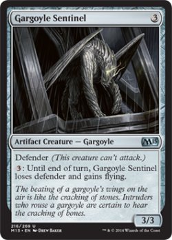 画像1: ガーゴイルの歩哨/Gargoyle Sentinel 【英語版】 [M15-灰U]