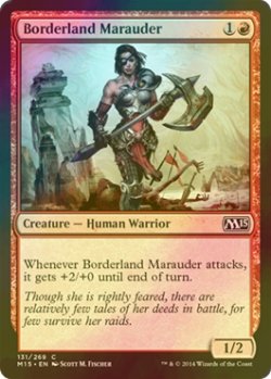 画像1: [FOIL] 国境地帯の匪賊/Borderland Marauder 【英語版】 [M15-赤C]