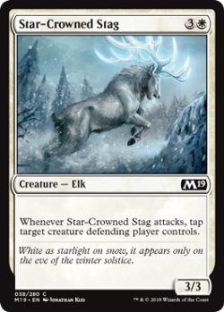画像1: 星冠の雄鹿/Star-Crowned Stag 【英語版】 [M19-白C]