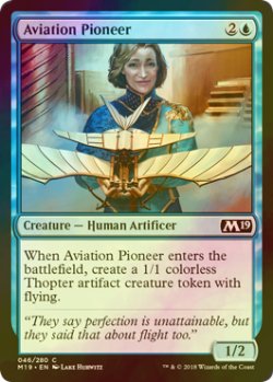 画像1: [FOIL] 飛行の先駆者/Aviation Pioneer 【英語版】 [M19-青C]