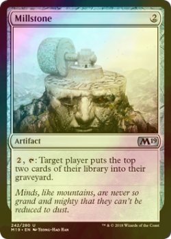 画像1: [FOIL] 石臼/Millstone 【英語版】 [M19-灰U]