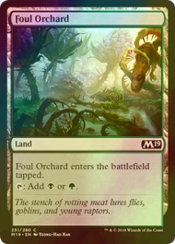 画像1: [FOIL] 穢れた果樹園/Foul Orchard 【英語版】 [M19-土地C]