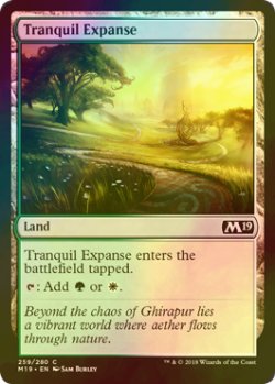 画像1: [FOIL] 平穏なる広野/Tranquil Expanse 【英語版】 [M19-土地C]