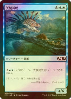 画像1: [FOIL] 大襞海蛇/Frilled Sea Serpent 【日本語版】 [M19-青C]