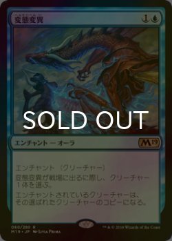 画像1: [FOIL] 変態変異/Metamorphic Alteration 【日本語版】 [M19-青R]