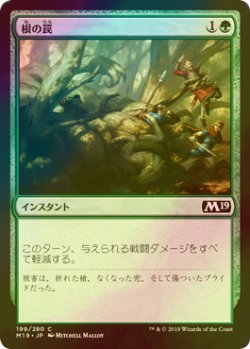 画像1: [FOIL] 根の罠/Root Snare 【日本語版】 [M19-緑C]