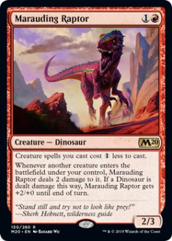画像1: 無法の猛竜/Marauding Raptor 【英語版】 [M20-赤R]