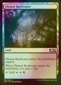 画像1: [FOIL] 陰鬱な僻地/Dismal Backwater 【英語版】 [M20-土地C]