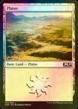 [FOIL] 平地/Plains No.264 【英語版】 [M20-土地C]