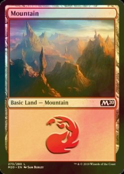 画像1: [FOIL] 山/Mountain No.273 【英語版】 [M20-土地C]