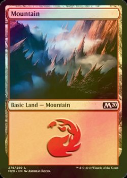 画像1: [FOIL] 山/Mountain No.276 【英語版】 [M20-土地C]