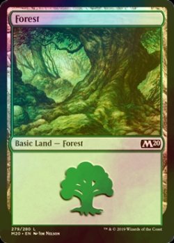 画像1: [FOIL] 森/Forest No.279 【英語版】 [M20-土地C]