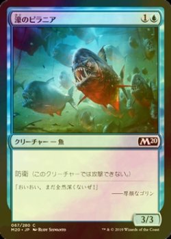 画像1: [FOIL] 濠のピラニア/Moat Piranhas 【日本語版】 [M20-青C]