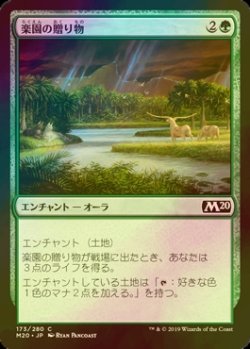 画像1: [FOIL] 楽園の贈り物/Gift of Paradise 【日本語版】 [M20-緑C]