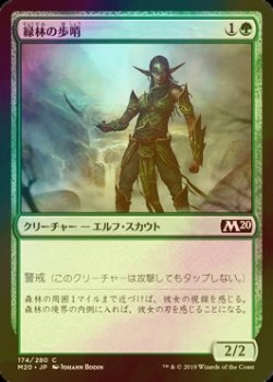 画像1: [FOIL] 緑林の歩哨/Greenwood Sentinel 【日本語版】 [M20-緑C]