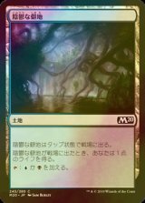 [FOIL] 陰鬱な僻地/Dismal Backwater 【日本語版】 [M20-土地C]