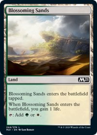 花咲く砂地/Blossoming Sands 【英語版】 [M21-土地C]