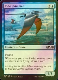 [FOIL] 潮掬い/Tide Skimmer 【英語版】 [M21-青U]
