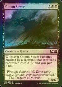 [FOIL] 憂鬱蒔き/Gloom Sower 【英語版】 [M21-黒C]