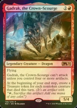 画像1: [FOIL] 冠滅ぼしのガドラク/Gadrak, the Crown-Scourge 【英語版】 [M21-赤R]