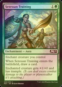 [FOIL] セテッサ式訓練/Setessan Training 【英語版】 [M21-緑C]