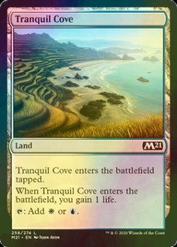 画像1: [FOIL] 平穏な入り江/Tranquil Cove 【英語版】 [M21-土地C]