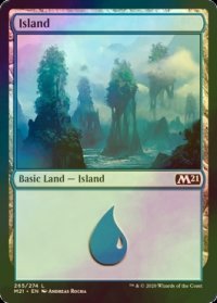 [FOIL] 島/Island No.265 【英語版】 [M21-土地C]