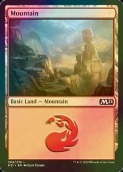 画像1: [FOIL] 山/Mountain No.269 【英語版】 [M21-土地C]