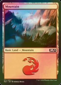 画像1: [FOIL] 山/Mountain No.271 【英語版】 [M21-土地C]