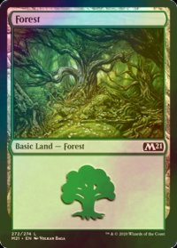[FOIL] 森/Forest No.272 【英語版】 [M21-土地C]