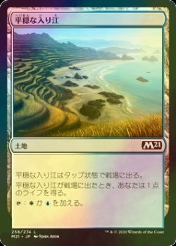 画像1: [FOIL] 平穏な入り江/Tranquil Cove 【日本語版】 [M21-土地C]