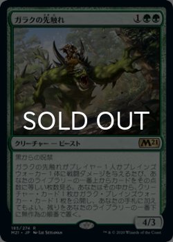 画像1: ガラクの先触れ/Garruk's Harbinger 【日本語版】 [M21-緑R]