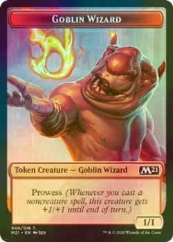 画像1: [FOIL] ゴブリン・ウィザード/GOBLIN WIZARD 【英語版】 [M21-トークン]