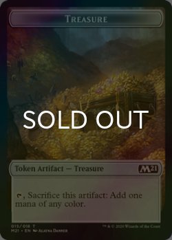 画像1: [FOIL] 宝物/TREASURE 【英語版】 [M21-トークン]