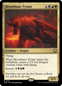 若き群れの暴君/Broodmate Tyrant 【英語版】 [M3C-金R]