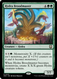 ハイドラの繁殖主/Hydra Broodmaster 【英語版】 [M3C-緑R]