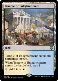 啓蒙の神殿/Temple of Enlightenment 【英語版】 [M3C-土地R]