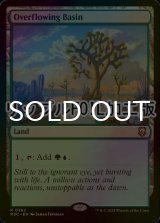 [FOIL] 溢れ出た区画/Overflowing Basin (リップル仕様) 【英語版】 [M3C-土地R]