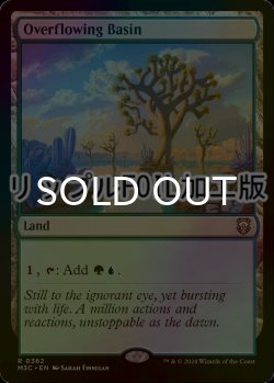 画像1: [FOIL] 溢れ出た区画/Overflowing Basin (リップル仕様) 【英語版】 [M3C-土地R]